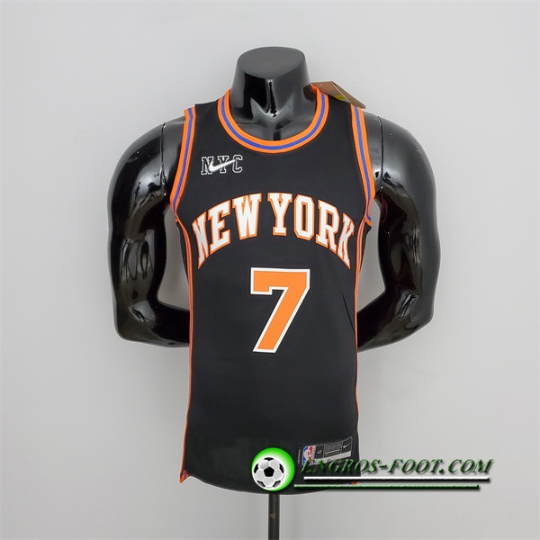 Maillot New York Knicks (Anthony #7) 2022 Season Noir Urban Edition