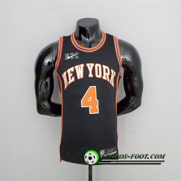 Maillot New York Knicks (Rose #4) 2022 Season Noir Urban Edition