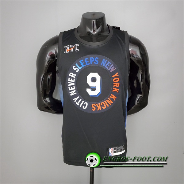 Maillot New York Knicks (Barrett #9) Noir City Edition