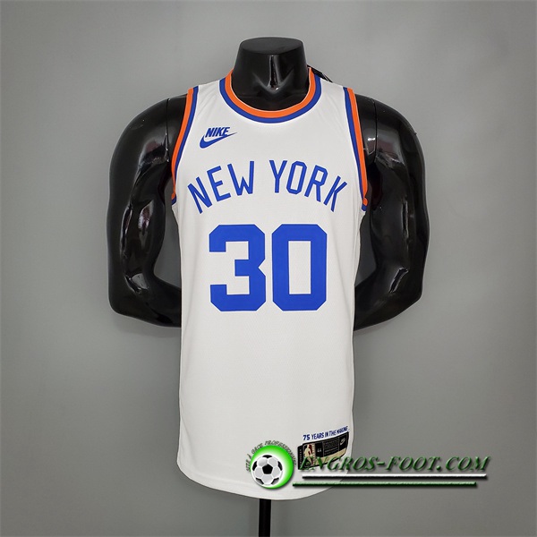 Maillot New York Knicks (Randle #30) Blanc 75th Anniversary