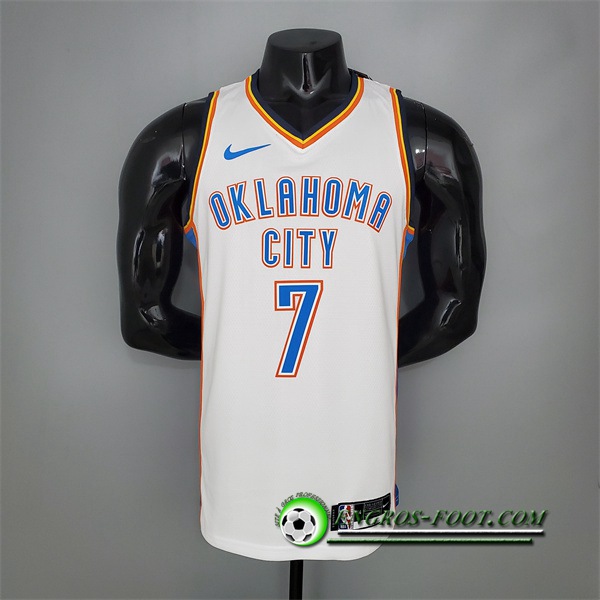 Maillot Oklahoma City Thunder (Anthony #7) Blanc