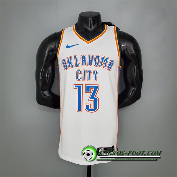 Maillot Oklahoma City Thunder (Harden #13) Blanc