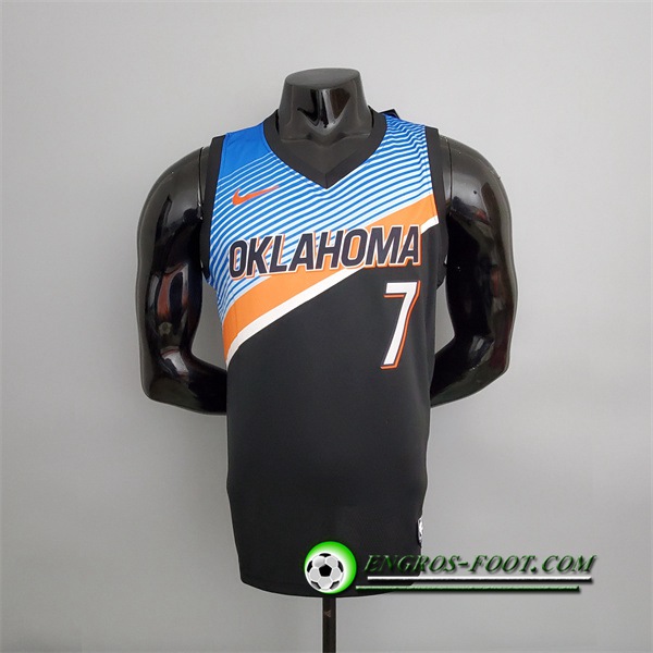 Maillot Oklahoma City Thunder (Anthony #7) Noir City Edition