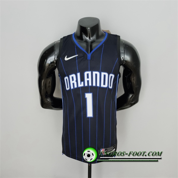 Maillot Orlando Magic (McGrady #1) Noir 75th Anniversary