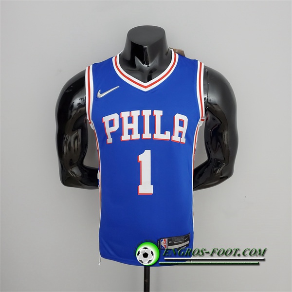 Maillot Philadelphia 76ers (Harden #1) Bleu 75th Anniversary