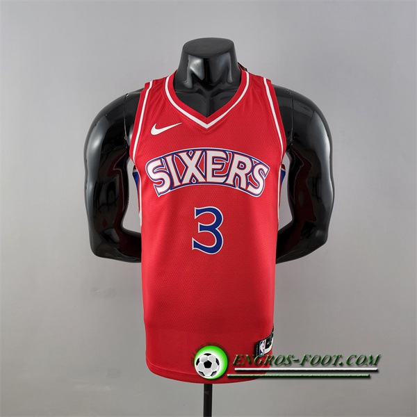 Maillot Philadelphia 76ers (Iverson #3) Rouge Rookie