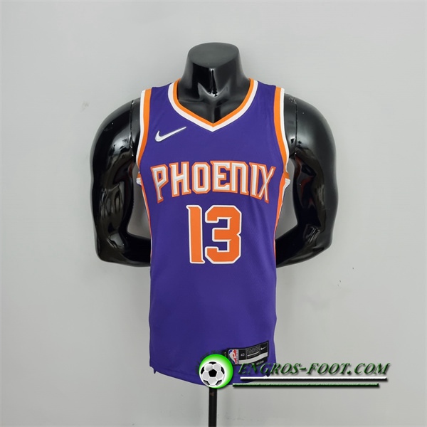 Maillot Phoenix Suns (Nash #13) Pourpre 75th Anniversary