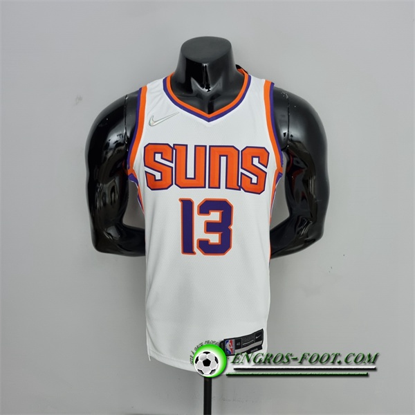 Maillot Phoenix Suns (Nash #13) Blanc 75th Anniversary