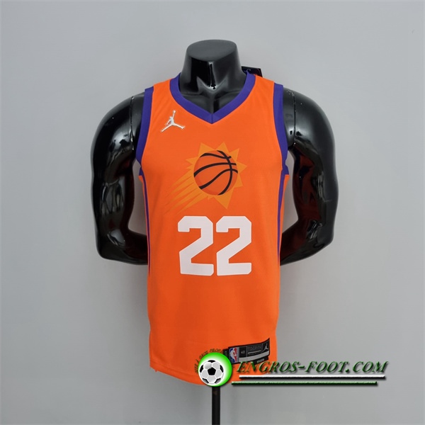 Maillot Phoenix Suns (Ayton #22) Orange 75th Anniversary Jordan Theme