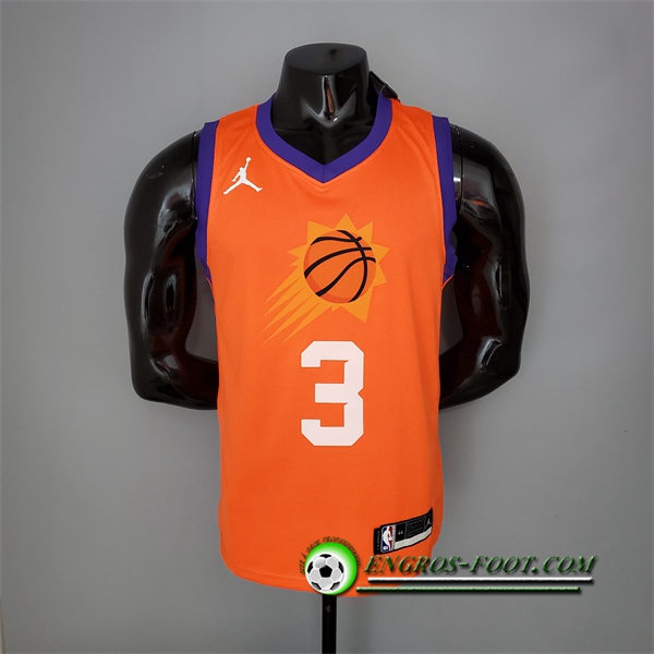 Maillot Phoenix Suns (Paul #3) 2021 Orange Jordan Theme