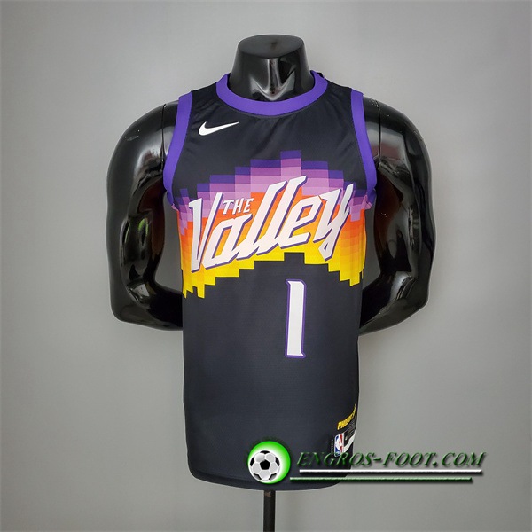 Nouveau Maillot Phoenix Suns (Booker #1) Noir City Edition