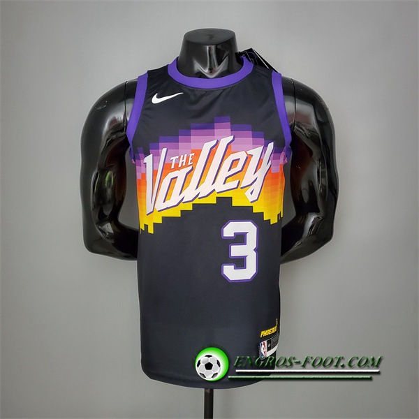 Nouveau Maillot Phoenix Suns (Paul #3) Noir City Edition