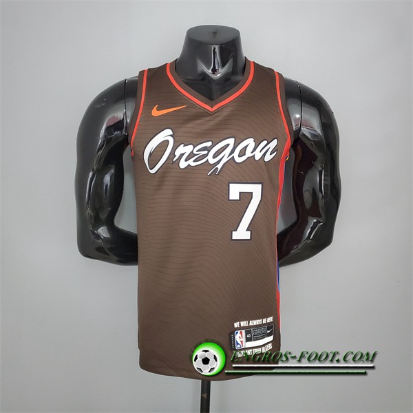 Maillot Portland Trail Blazers (Roy #7) 2021 Brune City Edition