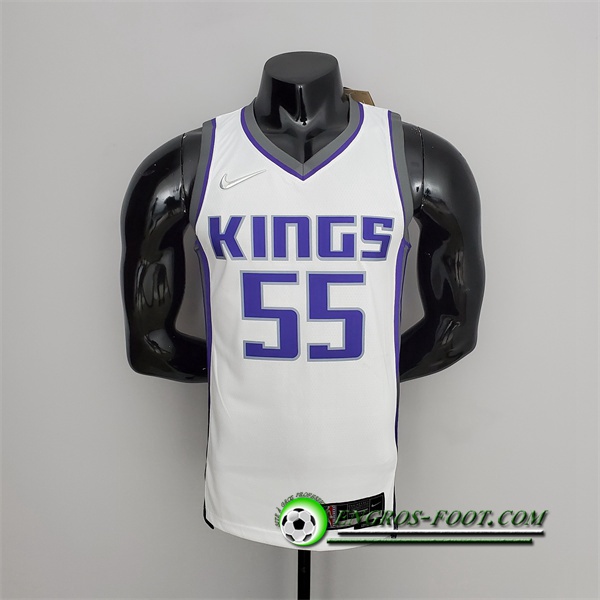 Maillot Sacramento Kings (Williams #55) Blanc 75th Anniversary