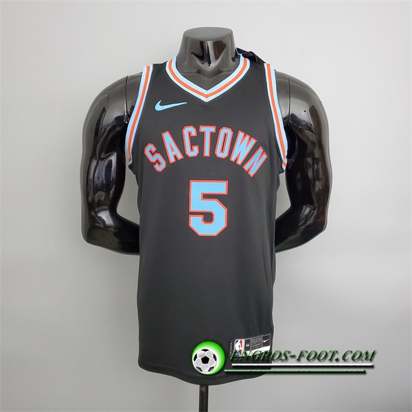 Maillot Sacramento Kings (Fox #5) 2021 Noir City Edition