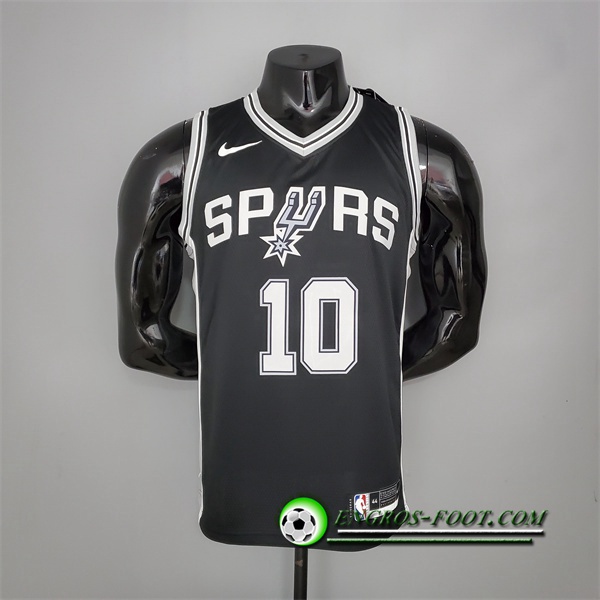 Maillot San Antonio Spurs (DeRozan #10) Noir