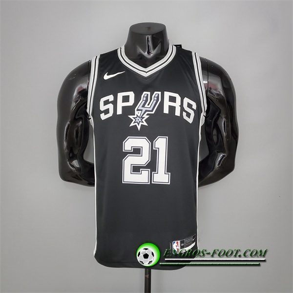 Maillot San Antonio Spurs (Duncan #21) Noir