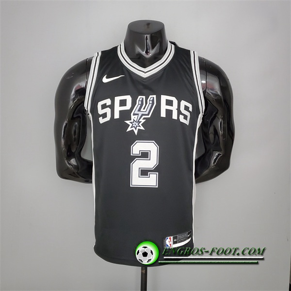 Maillot San Antonio Spurs (Leonard #2) Noir