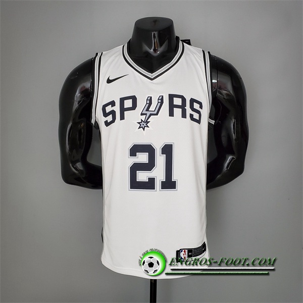 Maillot San Antonio Spurs (Duncan #21) Blanc