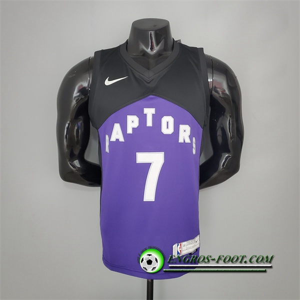 Maillot Toronto Raptors (Lowry #7) 2021 Pourpre/Noir Bonus Edition