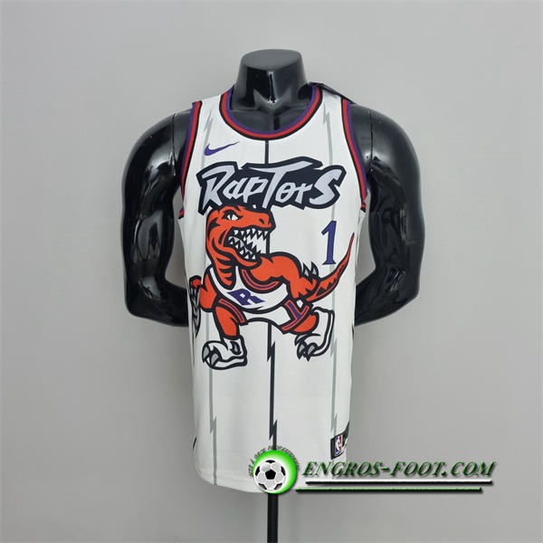 Maillot Toronto Raptors (McGrady #1) Blanc