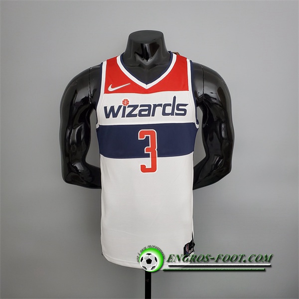 Maillot Washington Wizards (Beal#3) Noir/Rouge/Blanc 75th Anniversary