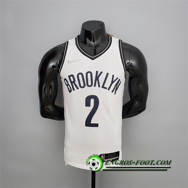 Maillot Brooklyn Nets (Griffin #2) Blanc 75th Anniversary