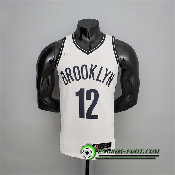 Maillot Brooklyn Nets (Harris #12) Blanc 75th Anniversary