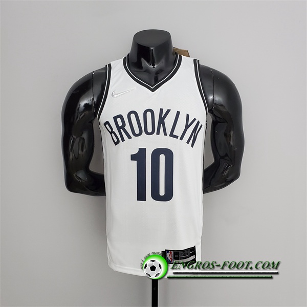 Maillot Brooklyn Nets (Simmons #10) Blanc 75th Anniversary