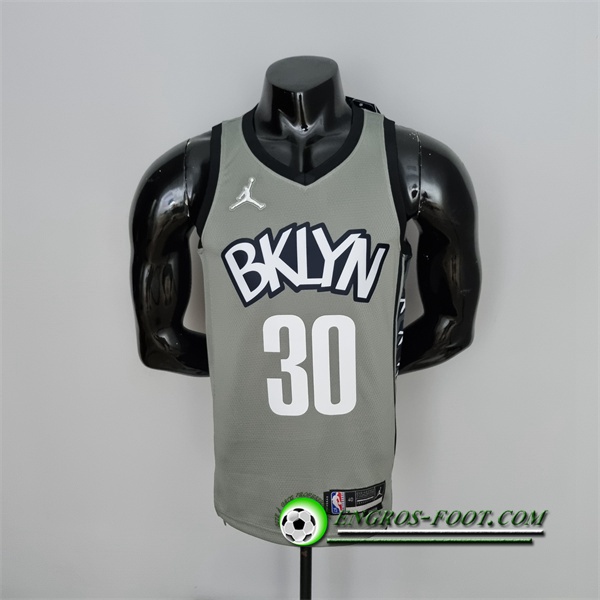 Maillot Brooklyn Nets (Curry #30) Gris 75th Anniversary City Edition