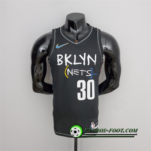 Maillot Brooklyn Nets (Curry #30) Noir City Edition