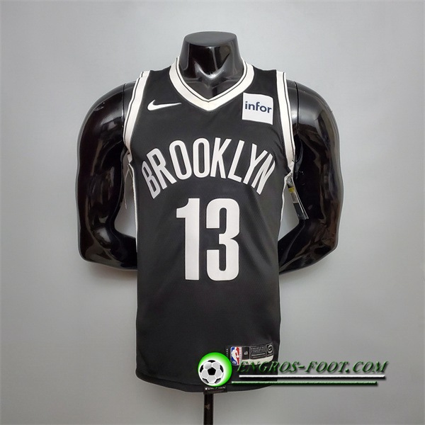 Maillot Brooklyn Nets (Harden #13) Noir