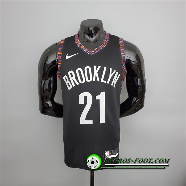 Maillot Brooklyn Nets (Brooklyn #21) Noir City Version