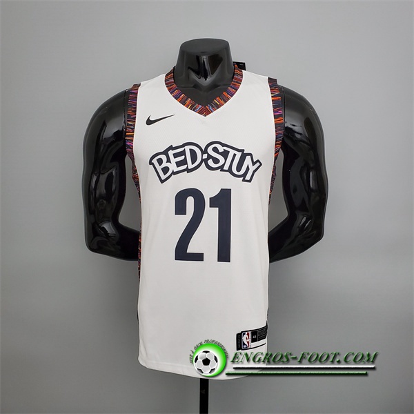 Maillot Brooklyn Nets (Brooklyn #21) Blanc City Version