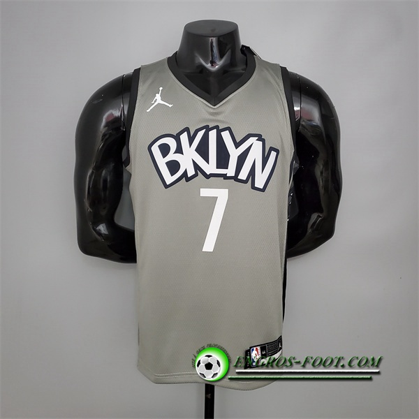 Maillot Brooklyn Nets (Durant #7) Gris City Edition