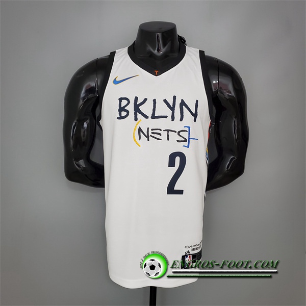 Maillot Brooklyn Nets (Griffin #2) Graffiti Blanc