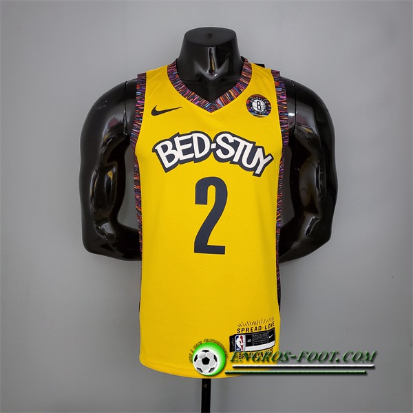 Maillot Brooklyn Nets (Griffin #2) Jaune Commemorative Edition