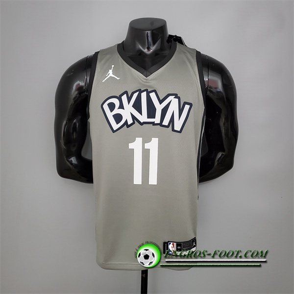 Maillot Brooklyn Nets (Irving #11) Gris City Edition