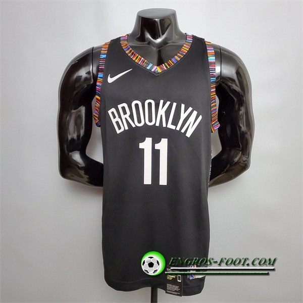 Maillot Brooklyn Nets (Irving #11) Noir City Version