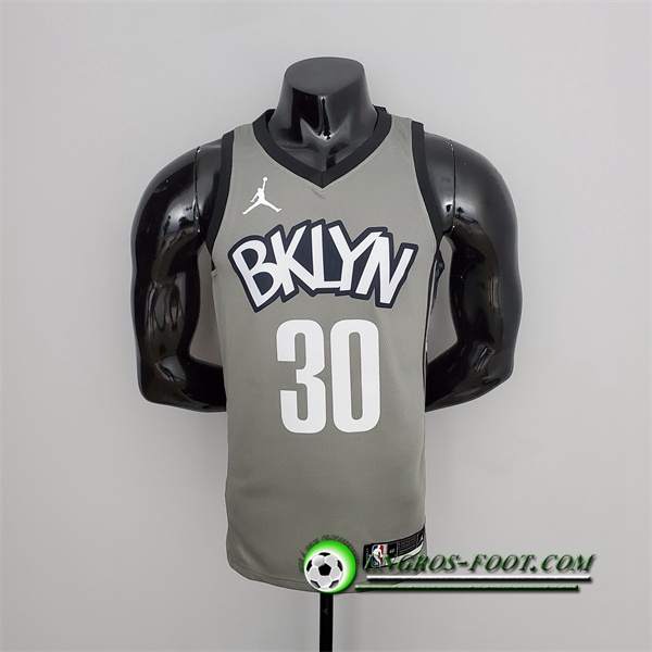 Maillot Brooklyn Nets (Curry #30) Gris