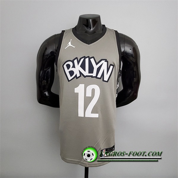 Maillot Brooklyn Nets (Harris #12) Gris