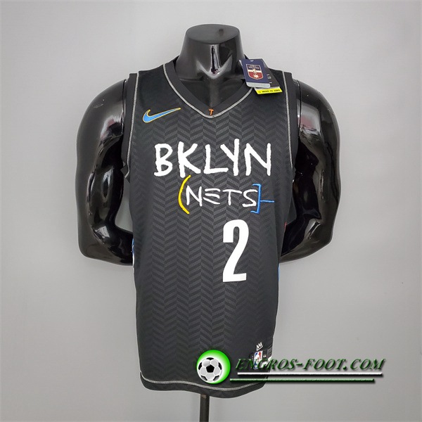 Nouveau Maillot Brooklyn Nets (Gfiffin #2) Noir City Edition