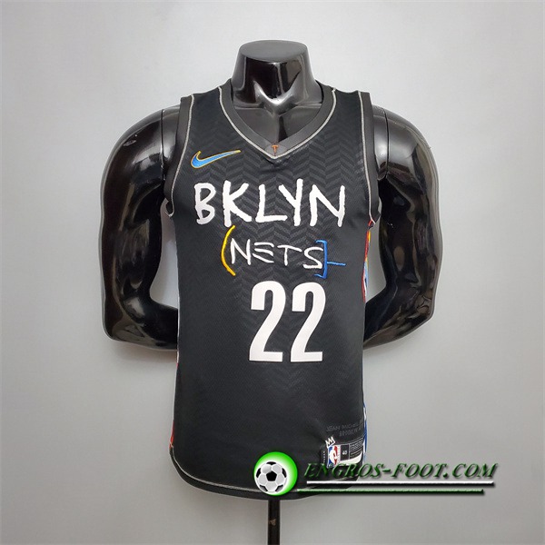 Nouveau Maillot Brooklyn Nets (Levert #22) Noir City Edition