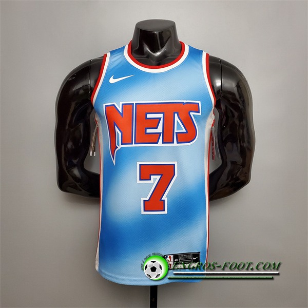 Nouveau Maillot Brooklyn Nets (Durant #7) Bleu Retro Limited Edition