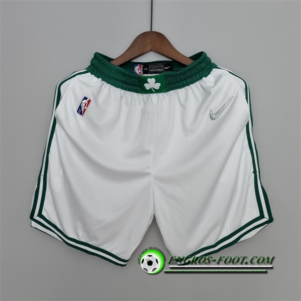 Shorts NBA Boston Celtics Blanc 75th Anniversary