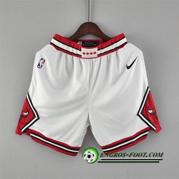 Shorts NBA Chicago Bulls Blanc