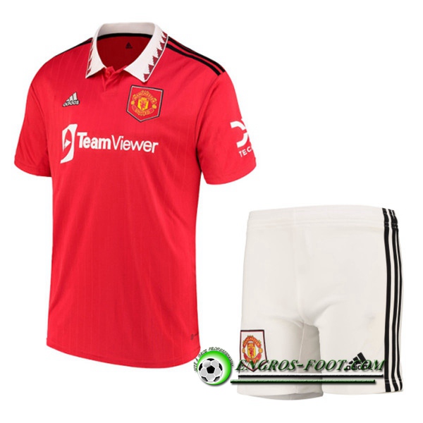 Ensemble Maillot Foot Manchester United Domicile + Short 2022/2023