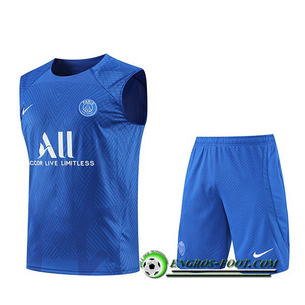 Ensemble Training Debardeur + Shorts PSG Bleu 2022/2023