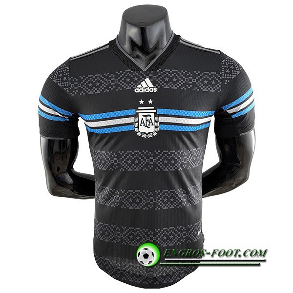 Maillot Equipe Foot Argentine Player Version Noir 2022/2023