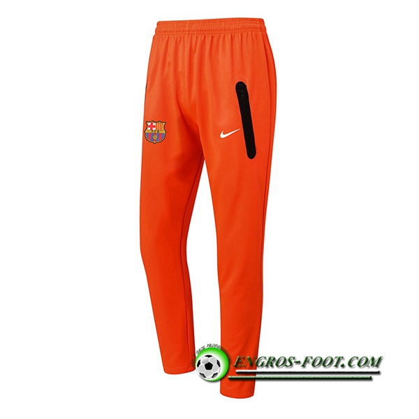 Pantalon Foot FC Barcelone Orange 2022/2023